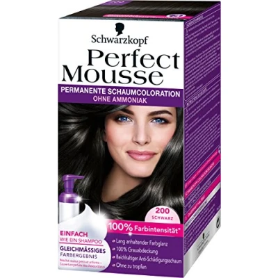 Imagen de Perfect Mousse de Schwarzkopf, coloración permanente.