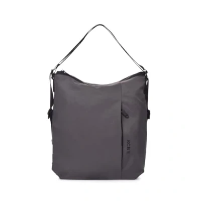 Imagen de Bolso Mochila KCB Maze Diseño Convertible y Espacioso Bolsillos Prácticos Ideal para el Día a Asas Ajustables 100% Vegano Color Gris