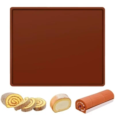 Imagen de JOOTUEPO Bandejas de Silicona para Hornear, Bandeja Hornear Rollo Suizo, Alfombrilla Antiadherente Suizo Cocinar, Pan, Galletas