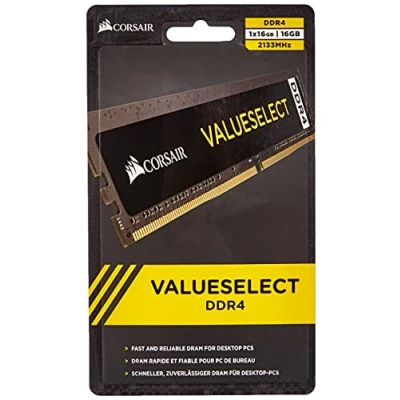 Imagen de Corsair ValueSelect Memoria RAM (DDR4, PC/Server, 288 pin DIMM, 1 x 16 GB)