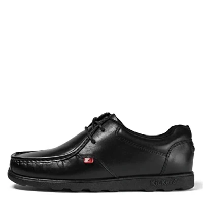 Imagen de Kickers Fragma15 Lace Lthr Am, Zapatos de Cordones Derby Hombre, Negro (Black), 43 EU