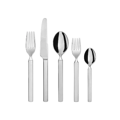Imagen de Alessi Cutlery Set Dry 4180S5 5 Piece by Achille Castiglioni