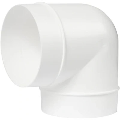 Imagen de tubo de conducto 10 cm, manguera codo 90 grados, conector curva redondo 100 mm