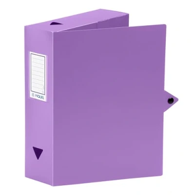 Imagen de Viquel Class Doc Caja para archivar (polipropileno, ancho 80 mm, color malva