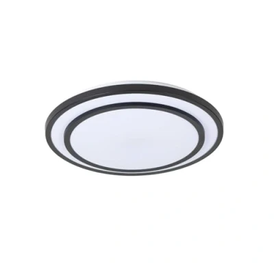 Imagen de LED lámpara de techo &#039;Essina&#039; (Moderno) en Negro hecho Metal e.o. para Salón &amp; Comedor (1 llama,) Lindby LED, plafón
