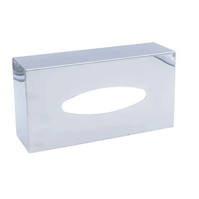 Imagen de Ridder Caja para pañuelos de Papel Classic, Acero Inoxidable, Cromo Mate, Aprox. 26 x 13,5 7,8 cm, Brillante, ca. cm