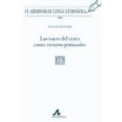 Imagen de Las voces del texto como recurso persuasivo (Cuadernos de lengua española)