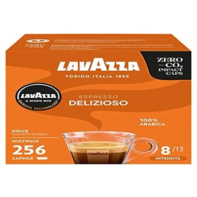 Imagen de Lavazza Modo Mio Espresso Delizioso 256 Pods for Capsule Coffee Machine, Medium