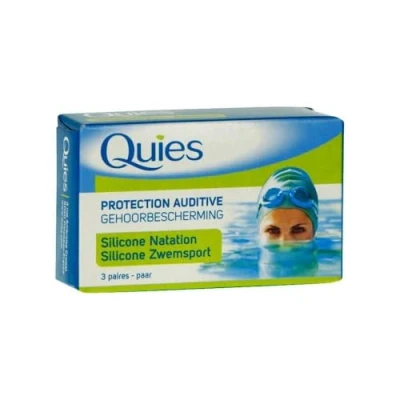 Imagen de Par de tapones silicona maxi para los oídos, marca Quies (paquete 3 unidades)