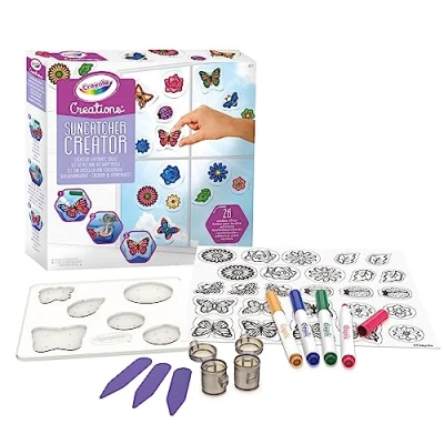 Imagen de CRAYOLA Creations, Kit Colgantes Atrapasol, actividad creativa y Regalo para niñas chicas, a partir de 8 años