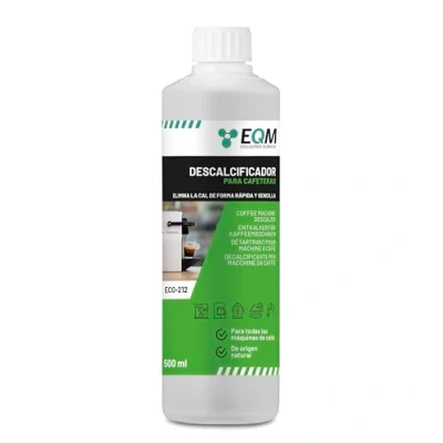 Imagen de EQM ECO 212 Descalcificador para cafeteras 500 ML 100% Origen Natural Compatible con todas las máquinas de café Elimina la cal incrustada en y aparatos del hogar