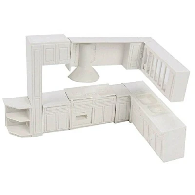 Imagen de Lanko Juguete en Miniatura de casa munecas Molde Muebles la Cocina del gabinete Conjunto Decoracion para el hogar