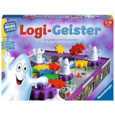 Imagen de Ravensburger 25042 Logi Fantasmas Jugar y Aprender para niños, Juego Educativo niños de 5 10 años, Jugando Nuevo Aprendizaje 2 4 Jugadores