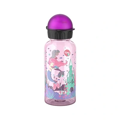 Imagen de Emsa Botella N30516 Kids Tritan Capacidad: 0,4 litros 100% segura/práctica/higiénica/densa/inocua cierre inteligente robusto Diseño: Mermaids