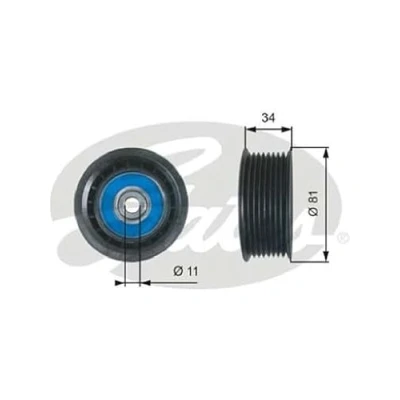 Imagen de GATES T36517 Rodillo Guia Micro V UNIQUE FIT con canales SCANIA: P,G,R,T series