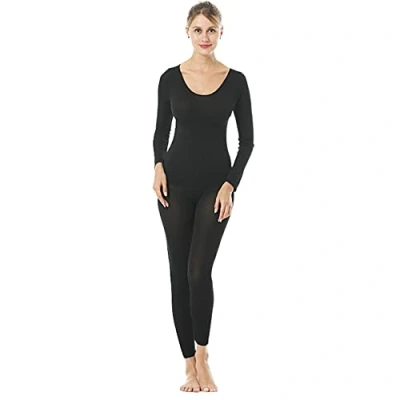 Imagen de HSAJS Conjuntos Ropa Interior Termica Mujer Camiseta Manga Larga Pantalón Termico Transpirable cálida y de Secado rápido Térmicos antibacteriana Flexible Invierno Esqui Montaña
