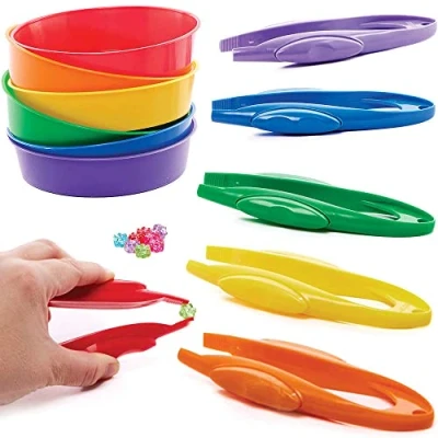 Imagen de Baker Ross FC936 Alicates y Macetas de Plástico Juego 6, manualidades para niños