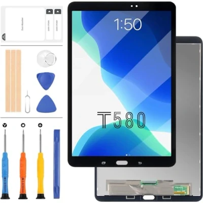 Imagen de pantalla LCD de repuesto para Samsung Galaxy Tab A 10.1 2016 T580 SM T585, táctil digitalizador (negro)