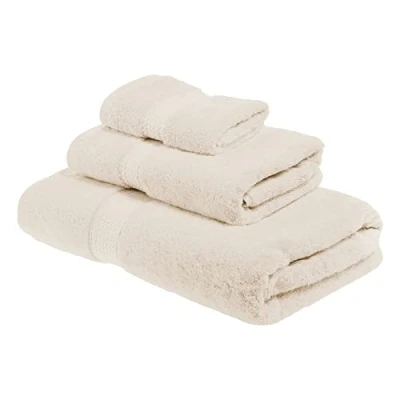 Imagen de Superior Juego de Toallas algodón 900 g/m2, Color Crema, 3 Piezas