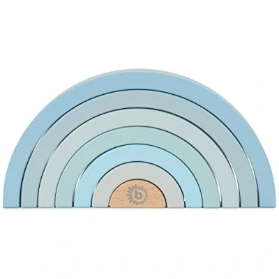 Imagen de BIECO Arcoiris Madera Montessori Waldorf de Arco Iris Infantil