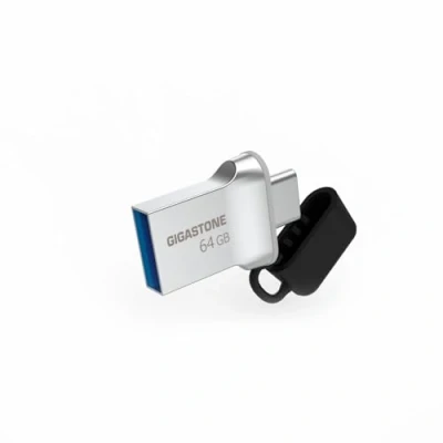 Imagen de GIGASTONE Z50 64 GB, Dual OTG 2 en 1 Memoria USB, USB 3.2 Gen 1, conector doble tipo C y A, metal Style, fiable, duradero, compatible con interfaz 2.0/USB 3.0/USB 3.1
