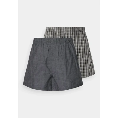 Imagen de Schiesser 2 PACK Boxer, Hombre, Talla: Small, Grau/schwarz