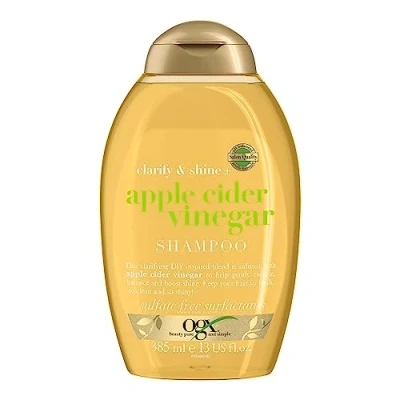 Imagen de OGX Champú aclarante de vinagre sidra manzana para pelo graso, 385 ml