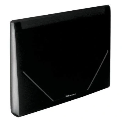 Imagen de Plus Office 180695 Carpeta clasificadora A4 con 12 compartimentos, color negro