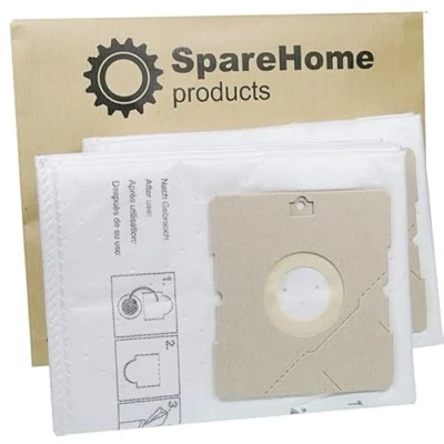 Imagen de SpareHome® 10 Bolsas de alta filtracion + 1 filtro compatibles con aspiradores Taurus TWINGO II, 1400 Voyager 2000, Yaris 2500, Focus 1800