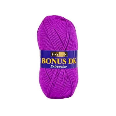 Imagen de Sirdar Hayfield Ovillo de lana (100 g), color morado neón