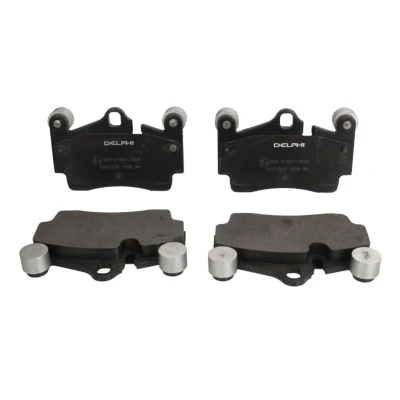 Imagen de DELPHI LP1998 Juego de pastillas freno preparado para indicador desgaste Chapa antichirridos sin accesorios PORSCHE: Cayenne, VOLKSWAGEN: Touareg I