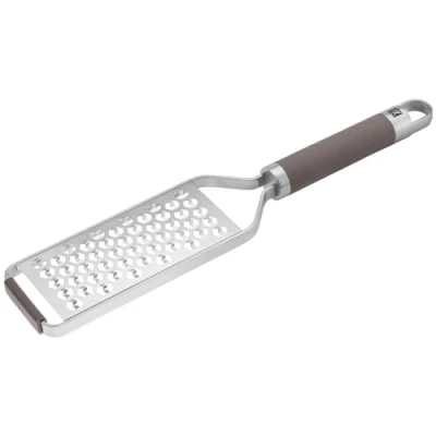 Imagen de ZWILLING Rallador Pro fino, longitud: 34 cm, acero inoxidable, mango ergonómico y antideslizante, color gris