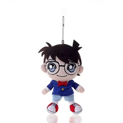 Imagen de SAKAMI Detective Conan Case Closed Peluche/Plush Colgante/Figura/Toy/Llavero 15 cm Original &amp; Licencia, multicolor, 1, Moderno