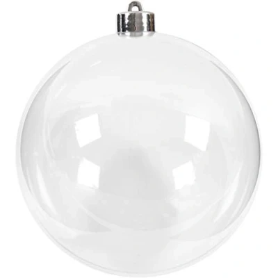 Imagen de Creativ Company 52118 Ball christmas ornament De plástico Transparente 1pieza(s) adorno navideño Adornos navideños (Ball ornament, plástico, Transparente, 1 pieza(s), 136 mm)