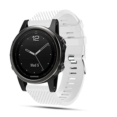Imagen de TOPsic Correa de Reloj para Garmin Fenix 5S, Banda Repuesto Silicona Suave 5S/Fenix 5S Plus/Fenix 6S/Fenix 6S Pro/Fenix 7S/Fenix 7S Solar/Fenix Sapphire Solar