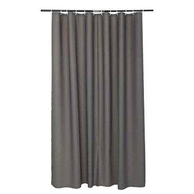 Imagen de DOUCEUR D&#039;INTERIEUR 1 Cortina de Ducha Material PEVA 180 x 200 cm, Estaño, Negro