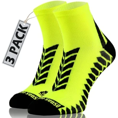 Imagen de Sesto Senso Calcetines Deporte Colores Cortos Hombre Mujer 3 Pares 35 38 Amarillo