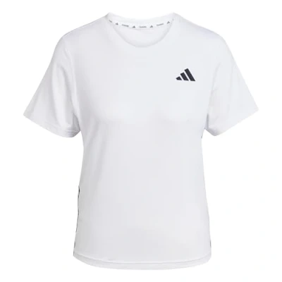 Imagen de adidas Performance Train Essentials 3STRIPES Workout Camiseta deportiva, Mujer, Talla: XS, White/black