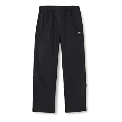 Imagen de CMP Pantalón Lluvia Mujer Con Forro Y Cremalleras Laterales Largas, Negro, XXS