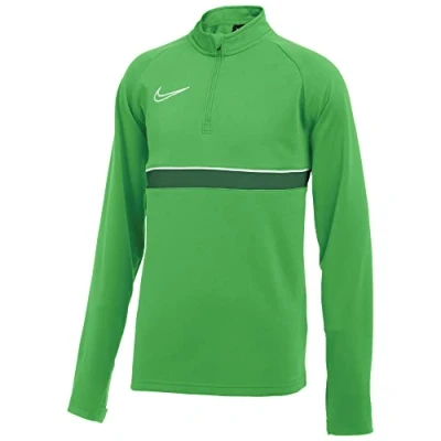 Imagen de NIKE Unisex Kids Dril Top Dri Fit Academy, Lt Green Spark/White/Pine Green/White, CW6112 362, M