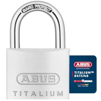Imagen de Abus Titalium 64TI/40 Quads Candados para bicicleta con llaves, pack de 4 unidades