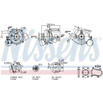 Imagen de Turbocompresor, sobrealimentación NISSENS 93611