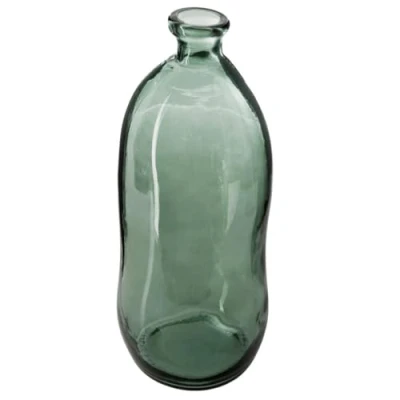 Imagen de Atmosphera Jarrón &#039;Dame Jeanne&#039; Vidrio Reciclado Verde Caqui A. 73 cm