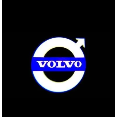 Imagen de GRFIT 2 Piezas proyector de iluminación con Logotipo LED para Puerta, Luces Bienvenida, Volvo XC60 XC40 XC90 S60 S90 V60 V40, decoración luz láser Puerta,A