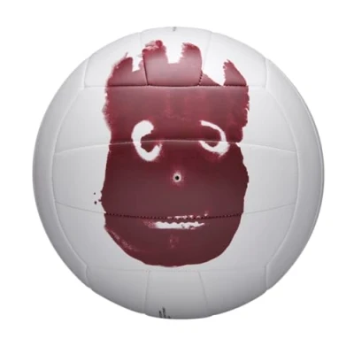 Imagen de Wilson Volleyball CAST AWAY Balón de voleibol, Talla: 5, Weiß/rot