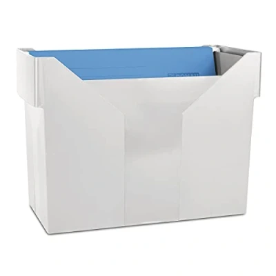 Imagen de DONAU Caja de Archivos (5 Compartimentos, plástico), Color Gris