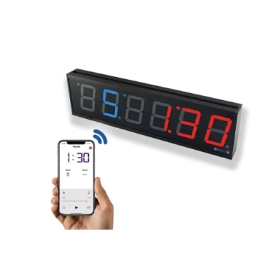 Imagen de GymNext Flex Timer Edición de Casa Reloj Digital LED Pared Controlado Desde la aplicación móvil por Bluetooth