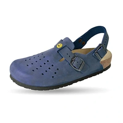 Imagen de Weeger ESD Clog Perf, Zapatos de Trabajo Unisex Adulto, Azul (Blau Blau), 39 EU