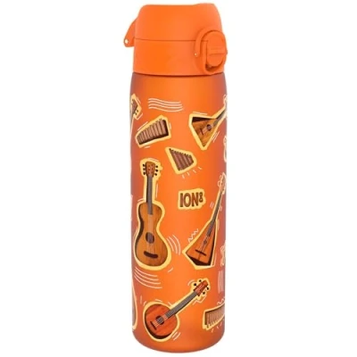Imagen de Ion8 Botella Agua, 500ml, a Prueba de Fugas, Fácil Abrir, Cerradura Segura, Apta para Lavavajillas, Sin BPA, Asa Transporte, Limpiar, Neutro en Carbono, Diseño Música