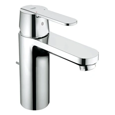 Imagen de Grohe Get Grifo de lavabo monomando M (vaciador automático, cartucho cerámica 35 mm, menor consumo agua con caudal 5,7 l/min, fácil instalación, altura 159 mm), cromo, 23454000
